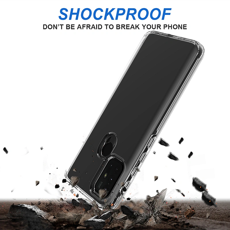 Sublimation blank tpu pc transparent cover ultra clear phone case for Motorola G 5G G10 G30