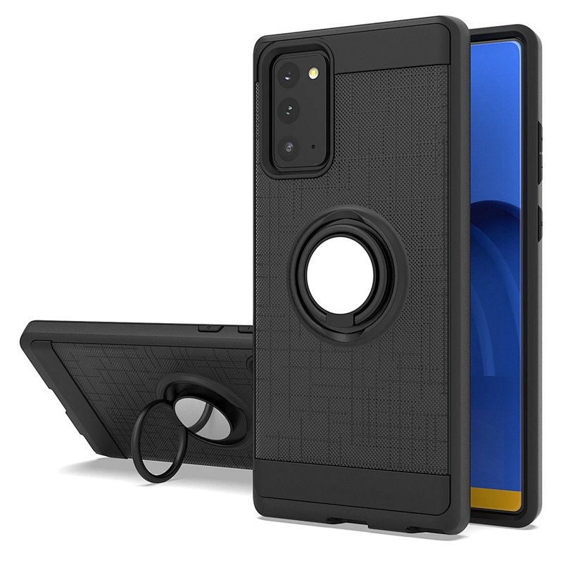 Hybrid finger ring car kickstand phone case For Samsung A11 A71 A21S Note 20 Plus