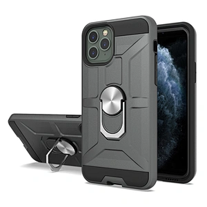 Upgraded Ring Design Cell Phone Case with Kickstand Function for iPhone 11 12 Pro Max