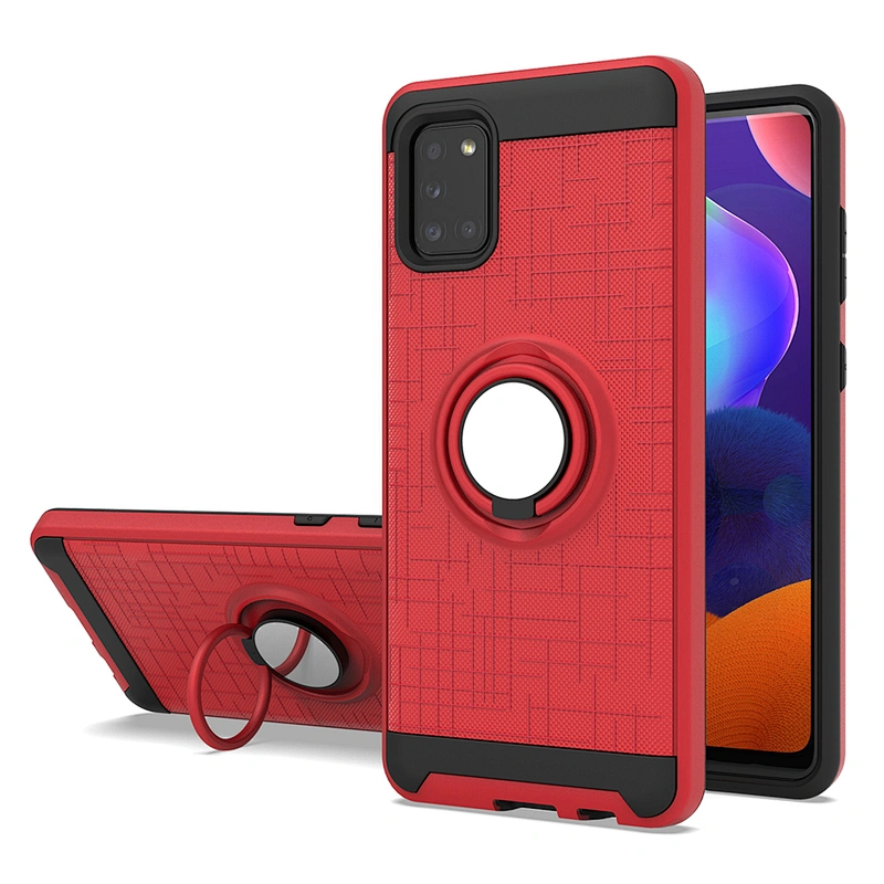 Guangzhou factory stylish telephone cover phone case with ring for Samsung Galaxy A31