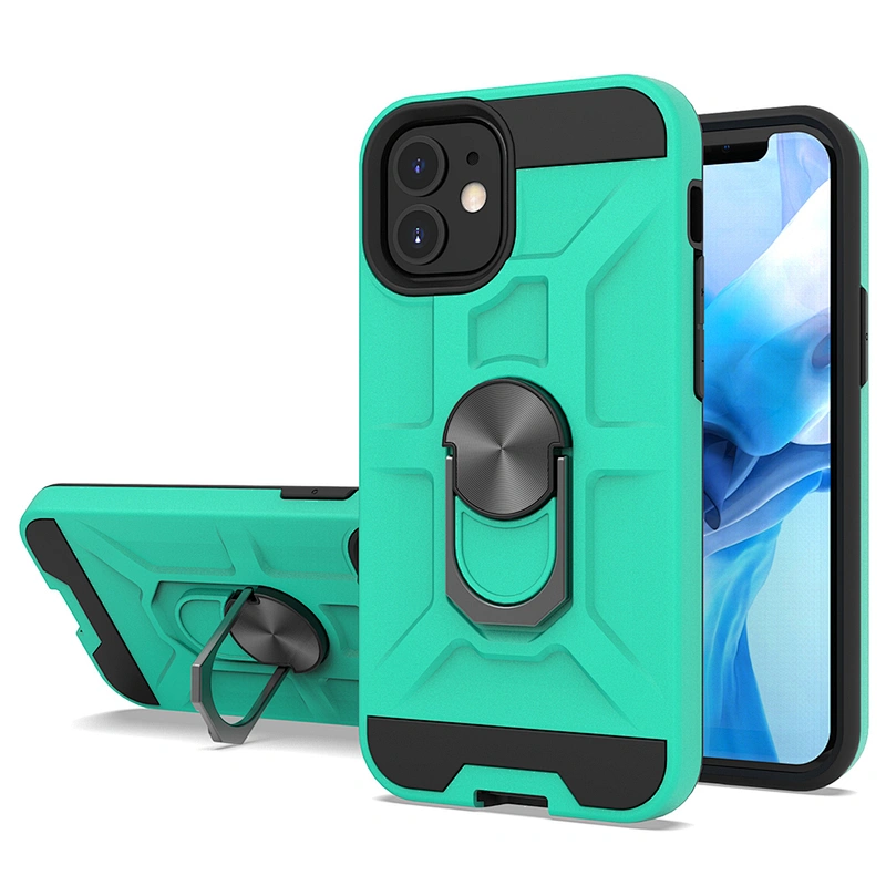 Men Flexible Customized Logo Ring Holder Phone Case For IPhone X/Xs Xr Xs Max 11 Pro Max 12