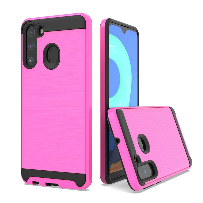 Hot design dual protection phone parts fashionable printing mobile case cover for Samsung A01 A21 A51 A71