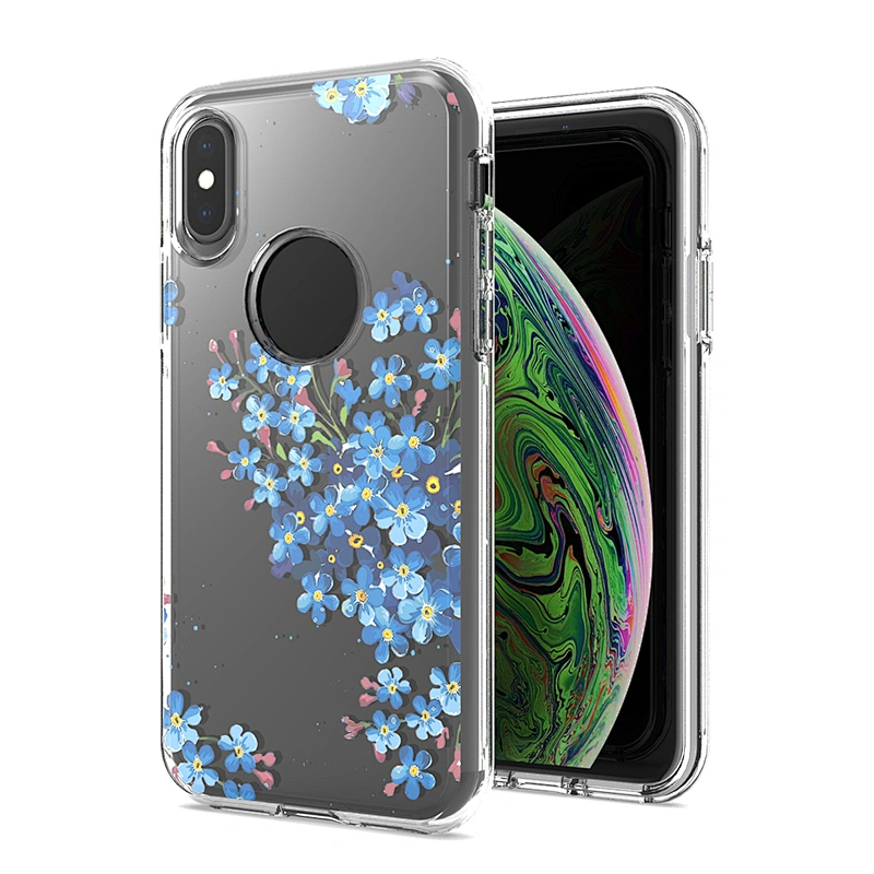 Best selling custom printing mobile accessories protection high clear phone bags for iPhone X XS