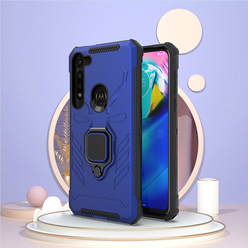 Wholesale fashion new style 360 ring holder cell phone case for Motorola G power 2020 G8 Plus E6