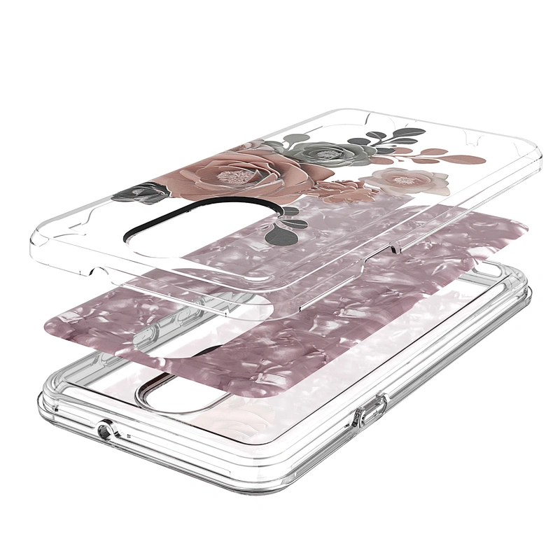Shell Paper Ladies custom design TPU PC 3 in 1 cell phone Case For IPhone  XS XR 11 12 Pro Max