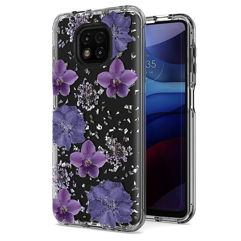 Hot selling flower printed designs phone case cover for Mototola G Stylus Play Power 2021