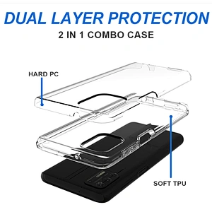 Guangzhou transparente para celular clear antishock phone case cover for Mototola G Play Power Stylus 2021