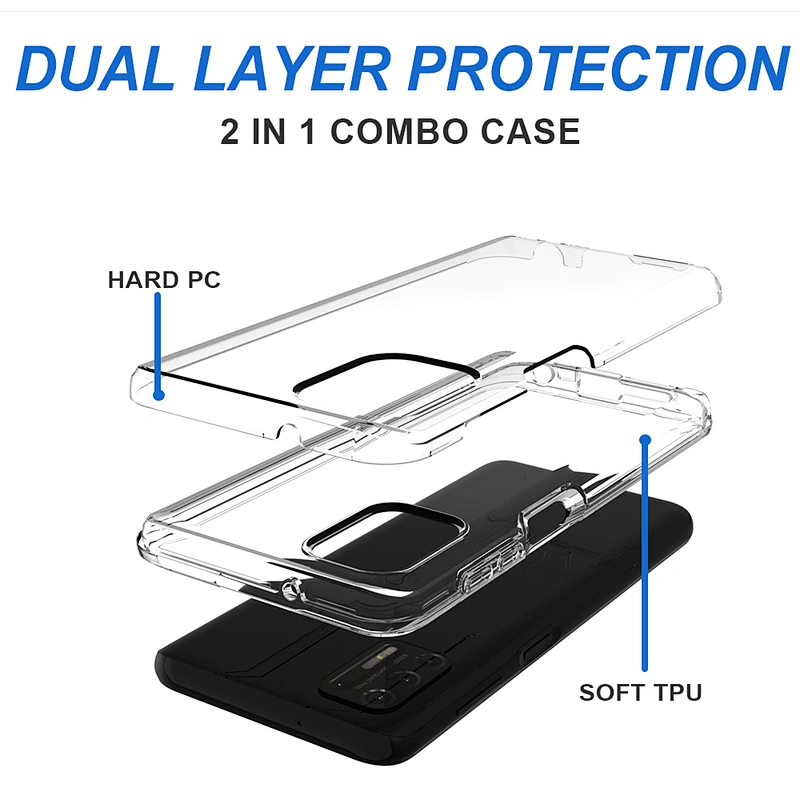 Guangzhou transparente para celular clear antishock phone case cover for Mototola G Play Power Stylus 2021