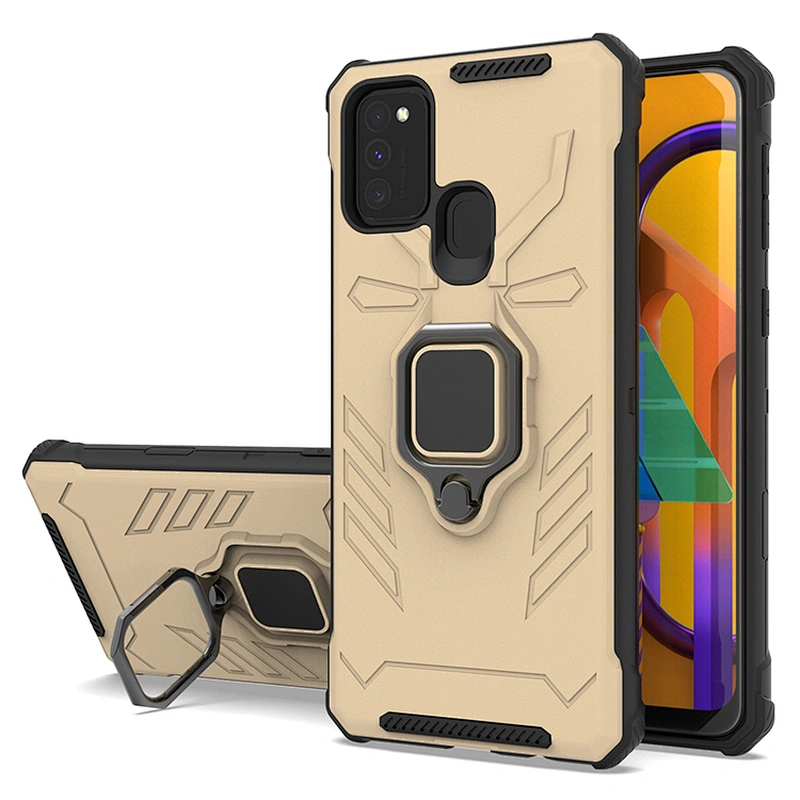 shockproof android magnetic ring bracket phone case for Samsung M31 M30S M51