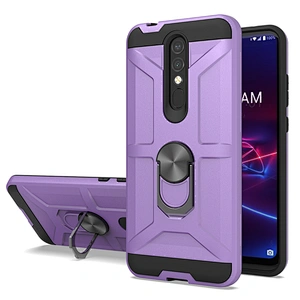 Hot selling double layer Metal ring kickstand cell phone case back cover for Coolpad legacy brisa