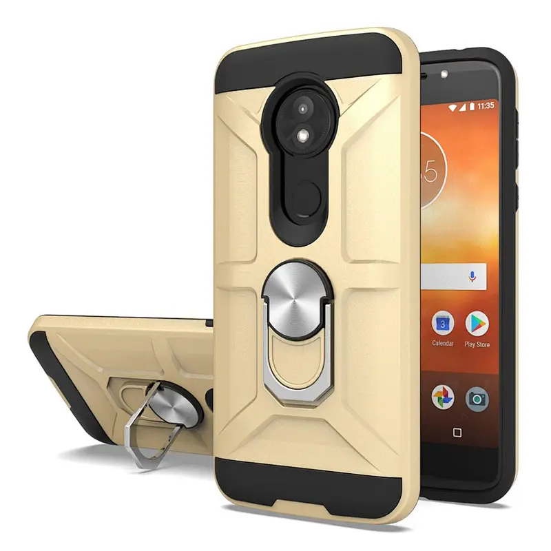 Completed Models Ring Holder Kickstand Phone Back Cover For Motorola Moto G6 G7 G8 Play Plus Power