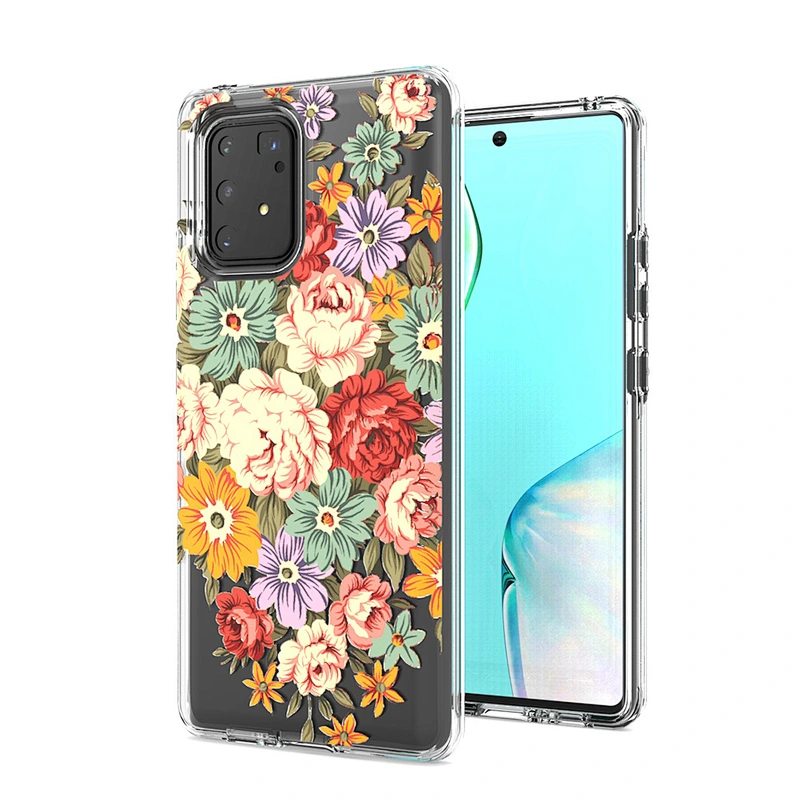 2020 All Models PC TPU Mobile Phone Case Pretty Printed Clear Mobile Covers for Samsung A91 S10 Lite