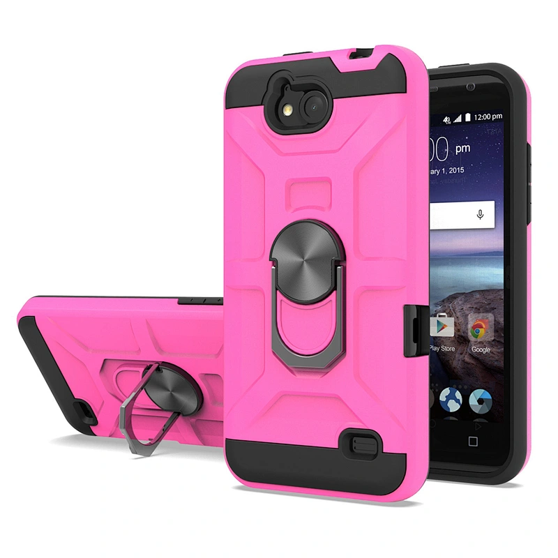 Heavy Duty Protection Kickstand Flexible Ring Holder phone case For ZTE A970 A530 Z812 Z958 X4