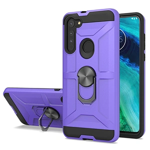 Fashion design ring holder phone case soft TPU protective back cover For Motorola G8 E6 Plus P40 Power