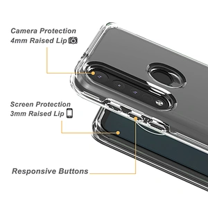 Transparent High Clear Back Mobile cell phone cover For Motorola Moto G8 E7 G8 Power lite E6S