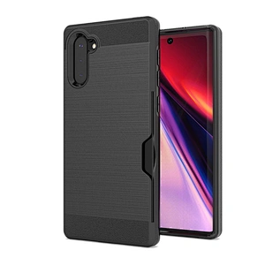 China factory 2 in 1 Various of colors Card Slot phone case For Samsung S10E Plus A10E A20 Note 10 Pro