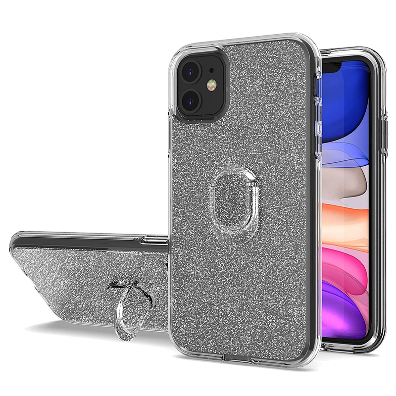 Personalised Bling with ring holder cell phone case For Huawei P40 Lite Y6P Y7P Y5P 2020