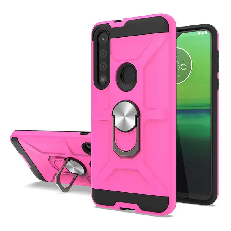 360 degree Adjustable Metal Ring Holder Metal phone cases For Motorola G power 2020
