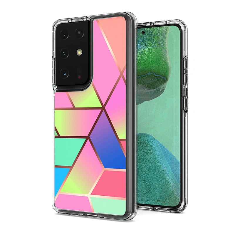 Alibaba china supplier custom transparent phone case IMD marble case for Samsung S30 Plus Ultra S20 FE