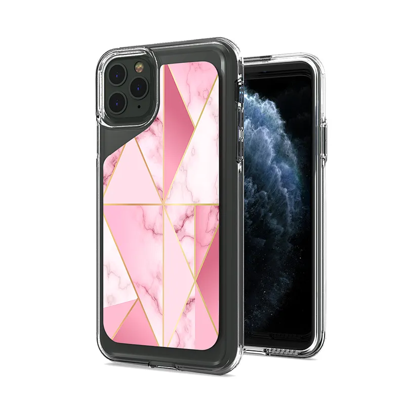 wholesale china supplier custom IMD marble phone case for apple iphone 11 pro max For iPhone 12