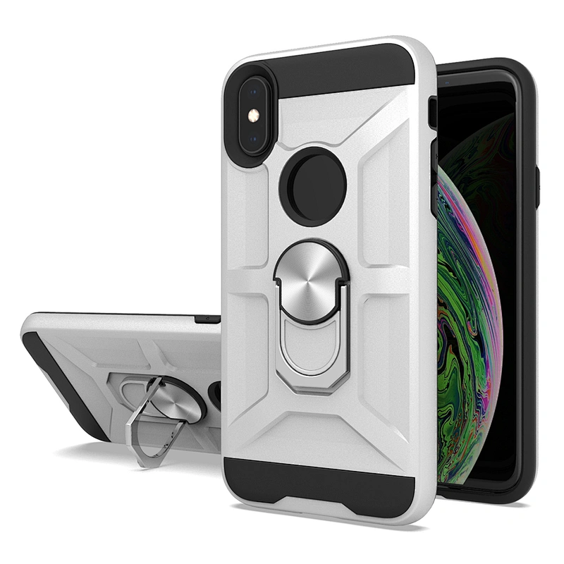 Wholesaler new fashionable ring holder cell phone case cover with kickstand for iPhone X XR XS MAX 11 Pro 12 Mini