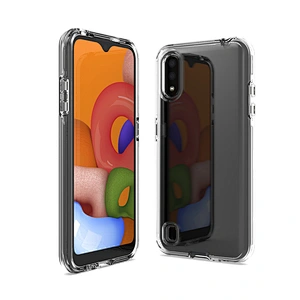 Bright color transparent tpu pc cell phone case cover for Samsung A01 A11 A21 A51 A71 A81 A91