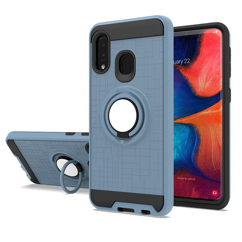 Shockproof Custom Logo Ring Holder Case Phone Covers For samsung A21S NOTE 20 ULTRA A01 core