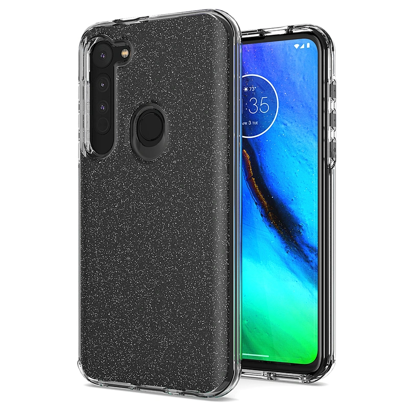 multiple colors Bling High Clear Glitter cell phone case For Motorola Moto G8 E7 G8 Power lite E6S