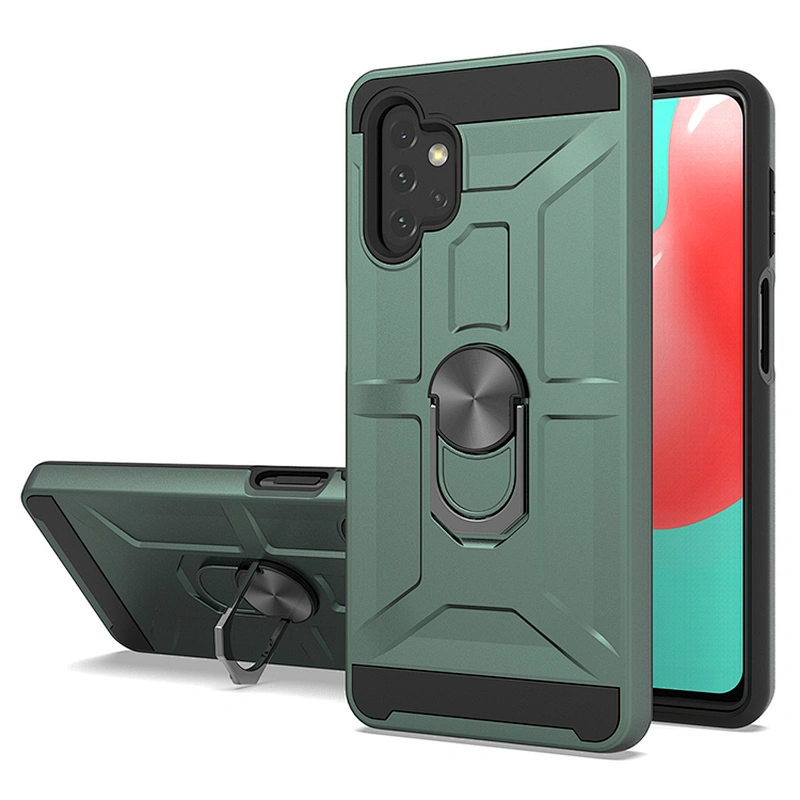 Shock Proof Back Cover Cellphone Ring Holder Stand Phone Case For Samsung A32 M51 M31