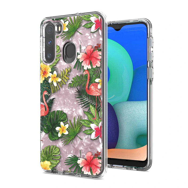 2021 hot products android phone case protective glitter custom printed case phone cover for Samsung A21