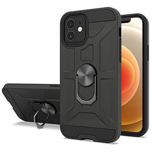 Wholesale mobile phone cases cover with metal ring kickstand for iPhone 12 Pro Max 6.7 inch