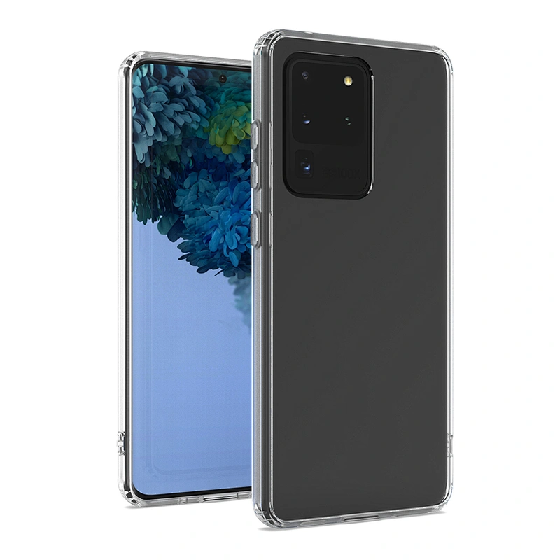 Ultra Clear Acrylic bumper TPU slim cell phone back cover case for Smasung S20 S20 Plus Ultra
