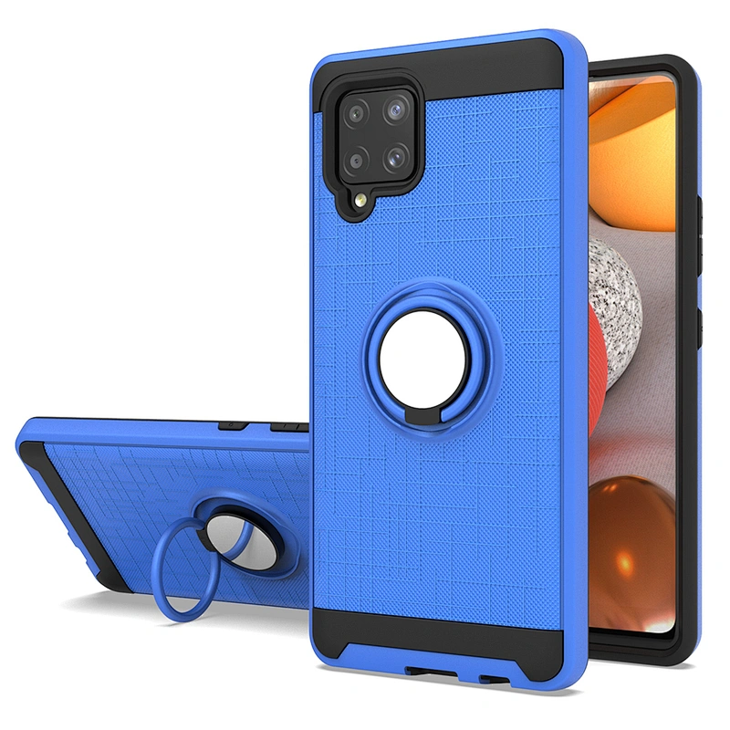 Good quality cheap scratch resistant cellphone accessories ring phone case for Samsung A42