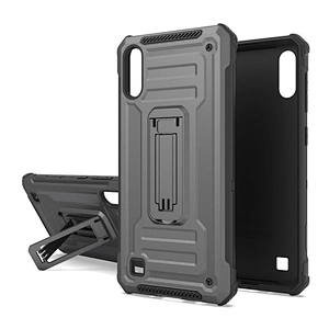 TPU PC 2 in 1 shockproof kickstand support mobile phone case for Samsung A10 A20 A30 A50 A10E A10S A51 A71