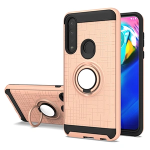 Multifunctional ring holder kickstand mobile phone covers for Motorola Moto G Power 2020