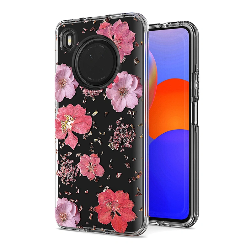 OEM printed fashion mobile phone cover case with customized patterns for Huawei Y7A Y9A P Smart 2021