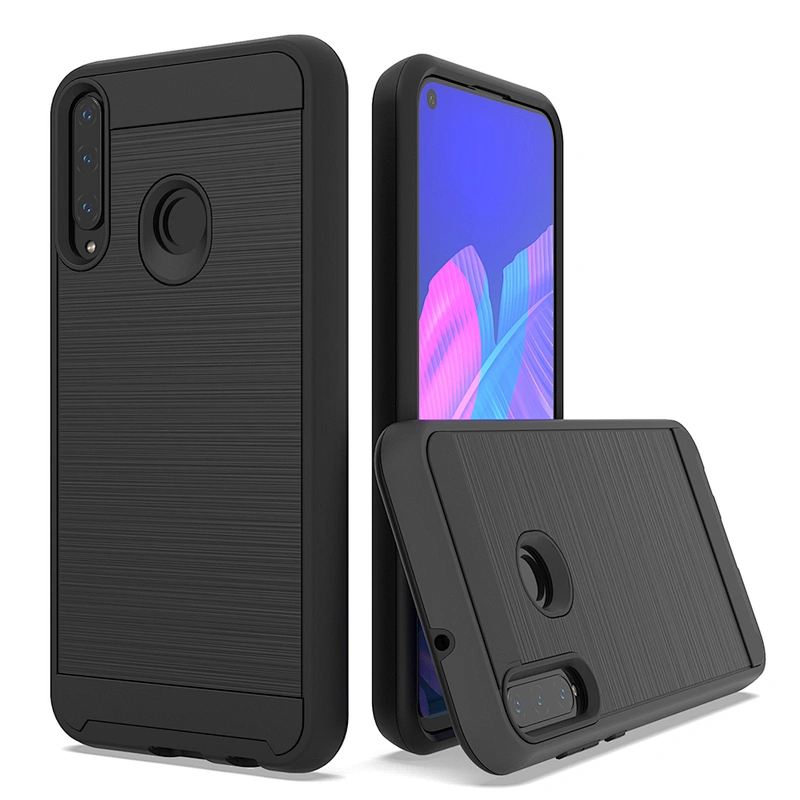 Anti-Scratch Brushed Metal Surface Mobile Phone Covers For Huawei P40 Lite Y6P Y7P Y5P 2020