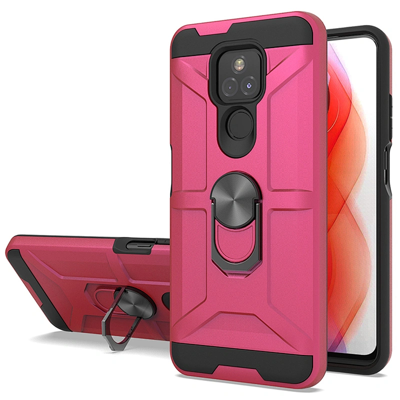 High Protective TPU PC Kickstand Case Combo Mobile Phone Cover For Motorola G Play 2021 Power Stylus