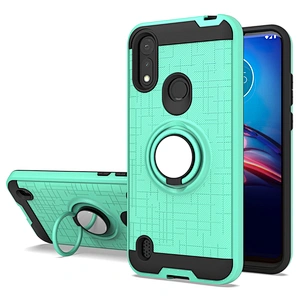 For Moto new models 360 ring mobile phones cases for Motorola E6 Play Plus E7 E6S