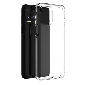 Good quality clear phone case transparent back covers with box packaging for Motorola Edge S