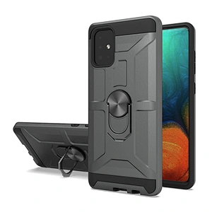 Fancy Accessories Cell Smart Phone Case with Ring Kickstand for Samsung A71 A51 A01 Core