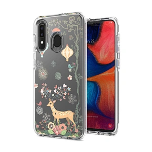 Clear TPU custom cell phone case print back cover for Samsung A20 A10S A51 S10E A21
