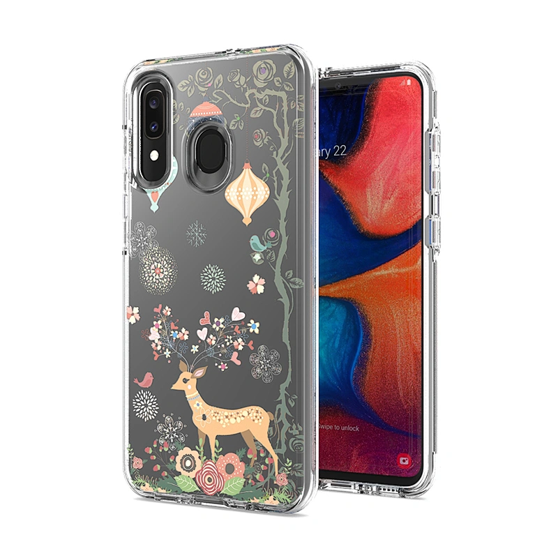 Clear TPU custom cell phone case print back cover for Samsung A20 A10S A51 S10E A21