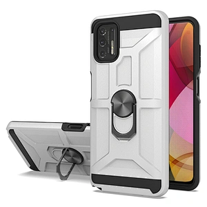 Fashion Custom Logo Cell Back Cases Rotation Ring Phone Cover For Motorola G Stylus 2021 Play Power