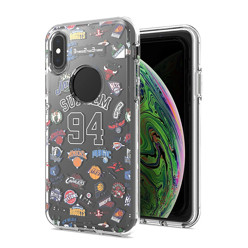Best selling custom printing mobile accessories protection high clear phone bags for iPhone X XS