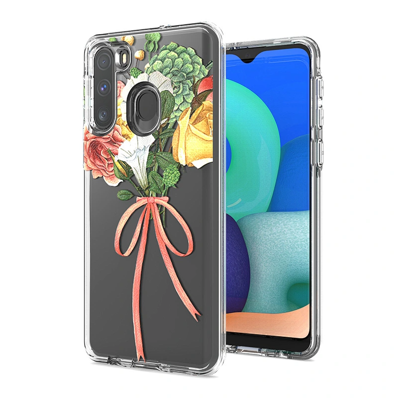 fashionable phone case custom phone cover with painted picture for Samsung A21