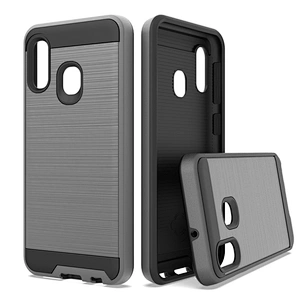 New brushed metal design mobile phone cover case for SAMSUNG A10E S20 Ultra A80 A50 A71