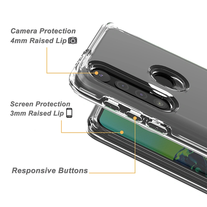 Anti-drop Clear Transparent Phone Cover For Motorola G8 Power lite E6S one fusion plus G9 PLUS