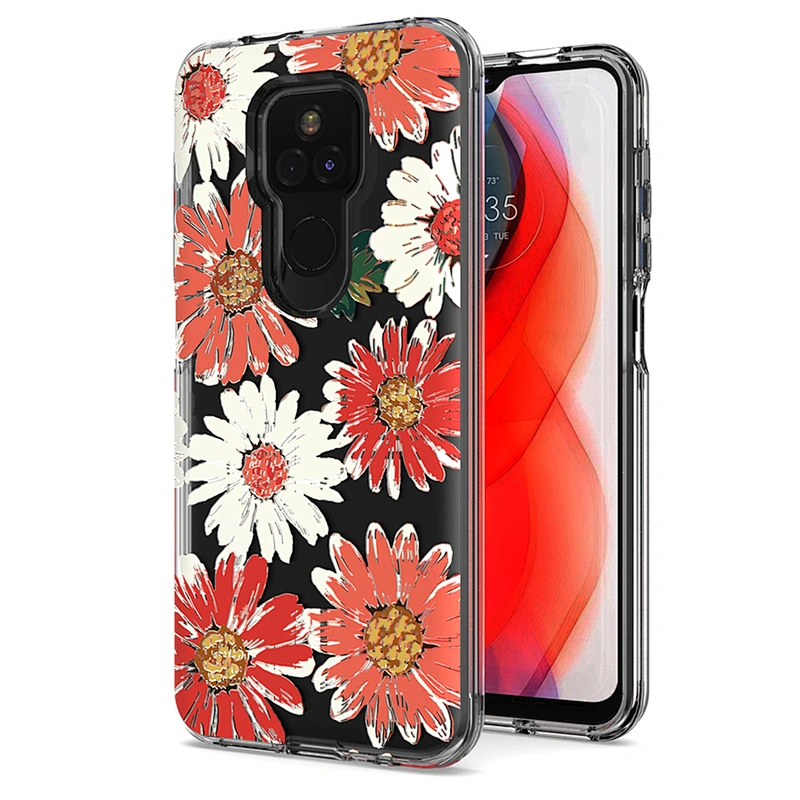 Fashionable mobile back cover case with oem printing designs for Mototola G Power Stylus Play 2021