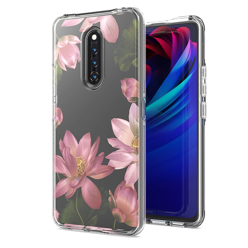 Shiny Crystals Cell Phone Case Transparent Clear cell phone cover for OPPO RENO